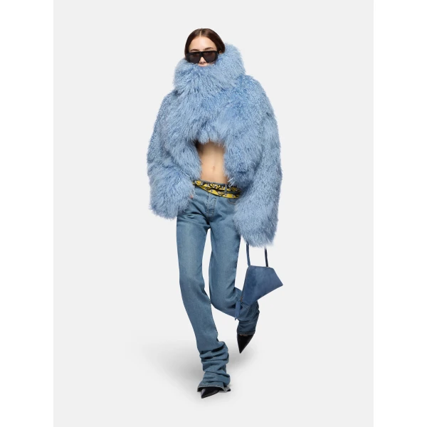 The Attico Sky Blue Long Pants, view 4