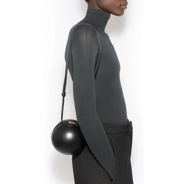 Alaïa Sphere Bag In Lambskin - Alaia Bags - Laser Cut Luxury - Shop at Coveti