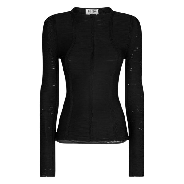 The Attico Sweater Black - The Attico Knitwear - Designed by Gilda Ambrosio & Giorgia Tordini - Shop at Coveti
