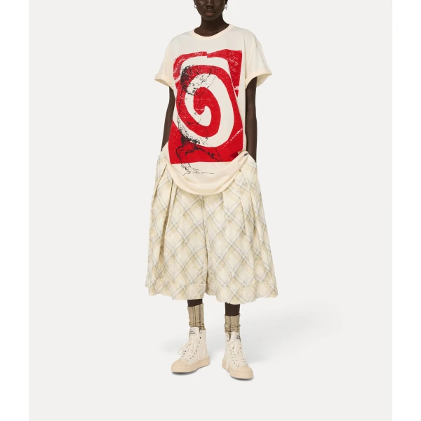Vivienne Westwood Swirl Longline t-shirt - Vivienne Westwood Tops - Punk Luxury - Shop at Coveti