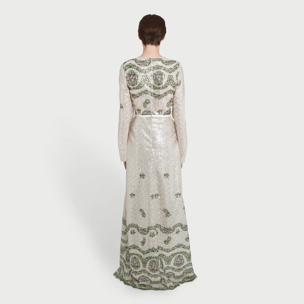 Giambattista Valli Tapistry Sequin-Embroidered Long Dress - Giambattista Valli Dresses - Romantic Couture - Shop at Coveti