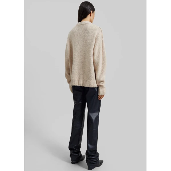 The Frankie Shop Amish Supplies Crewneck Sweater – Beige, view 7