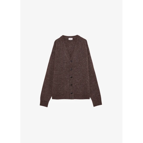 The Frankie Shop Amish Supplies Oversized Cardigan – Mud, view 9