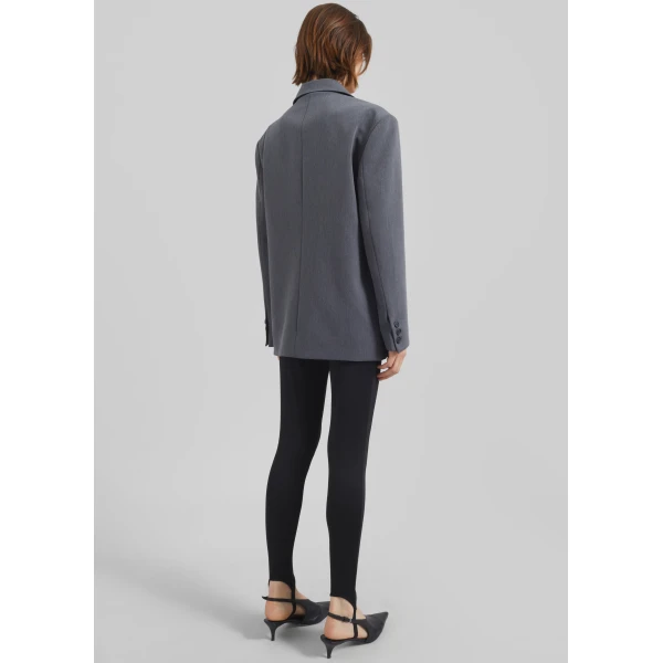 The Frankie Shop Antwerp Wrap Blazer – Grey, view 9
