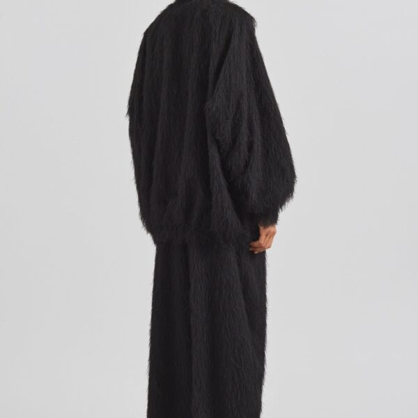 The Frankie Shop Baxter Fringed Track Jacket - Black - Oversized Minimalist Jackets in Black - Shop at Coveti