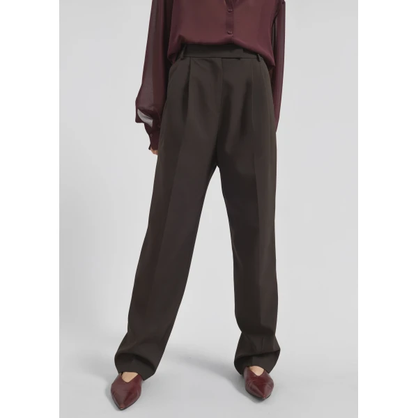 The Frankie Shop Bea Suit Pants – Dark Espresso, view 4