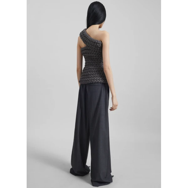 The Frankie Shop Bevza Tisto Top – Dark Grey, view 9
