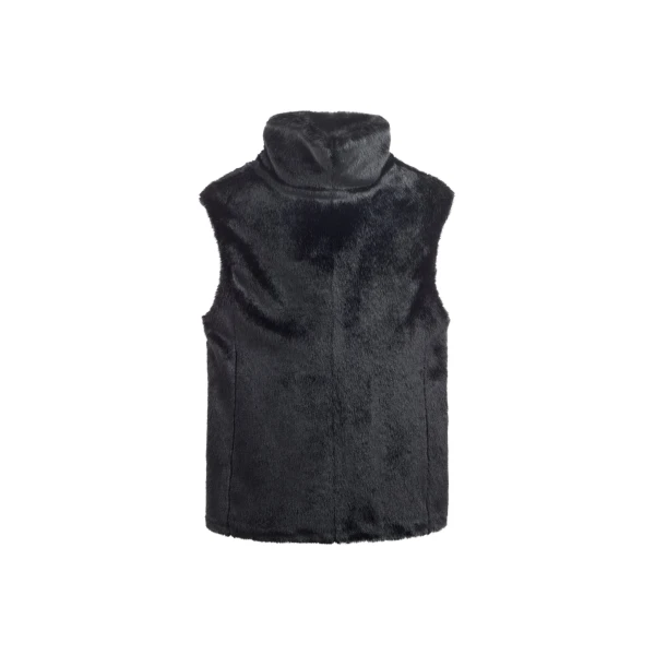The Frankie Shop Blaire Funnel Neck Top - Black - Oversized Minimalist Tops in Black - Shop at Coveti