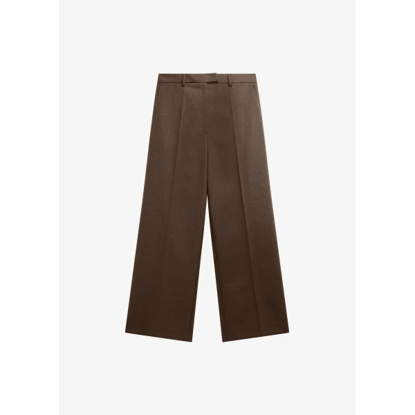 The Frankie Shop Brickell Flannel Trousers – Mocha, view 7