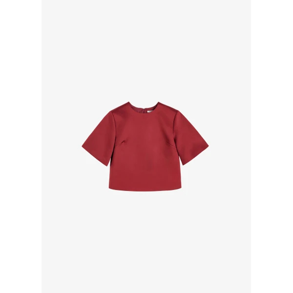 The Frankie Shop By Malene Birger Hania Top – Cabernet, view 9