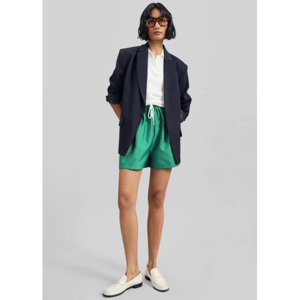 The Frankie Shop Calvay Crossover Blazer – Dark Navy, view 7