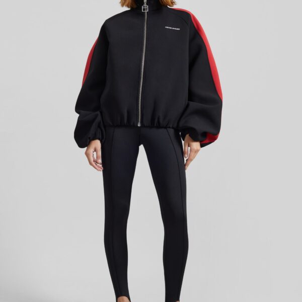 The Frankie Shop Caserta Stirrup Leggings - Black - Oversized Minimalist Pants in Black - Shop at Coveti