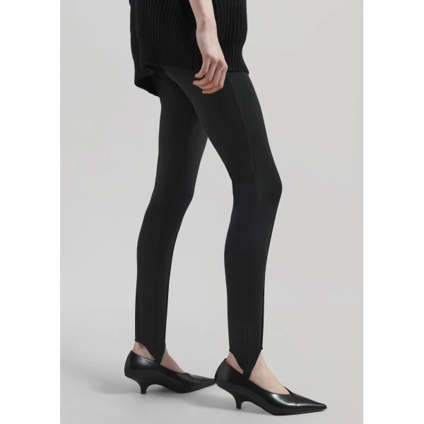 The Frankie Shop Caserta Stirrup Leggings – Black, view 4