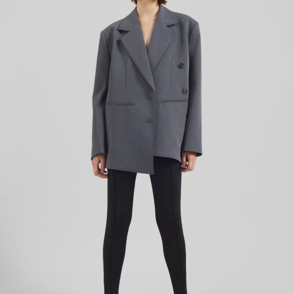 The Frankie Shop Caserta Stirrup Leggings - Black - Oversized Minimalist Pants in Black - Shop at Coveti