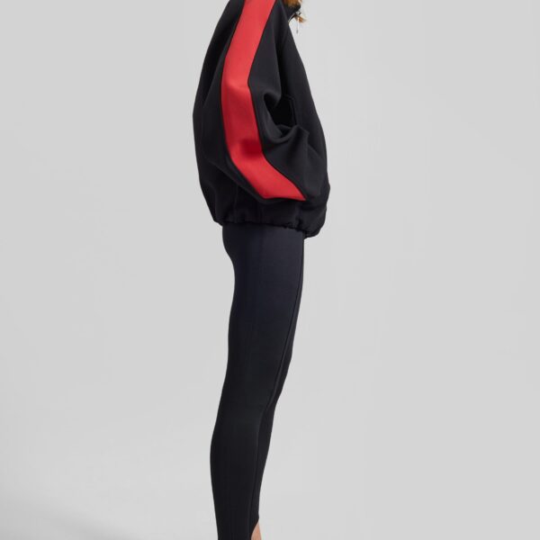 The Frankie Shop Caserta Stirrup Leggings - Black - Oversized Minimalist Pants in Black - Shop at Coveti