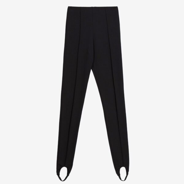 The Frankie Shop Caserta Stirrup Leggings - Black - Oversized Minimalist Pants in Black - Shop at Coveti