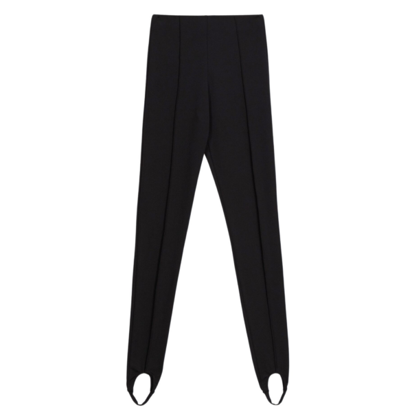 The Frankie Shop Caserta Stirrup Leggings - Black - Oversized Minimalist Pants in Black - Shop at Coveti