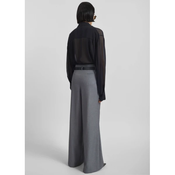 The Frankie Shop Dulverton Pleated Trousers – Grey, view 8