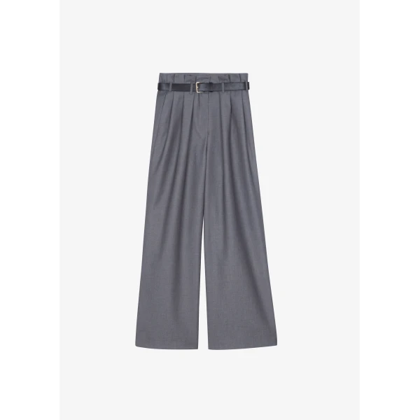 The Frankie Shop Dulverton Pleated Trousers – Grey, view 9
