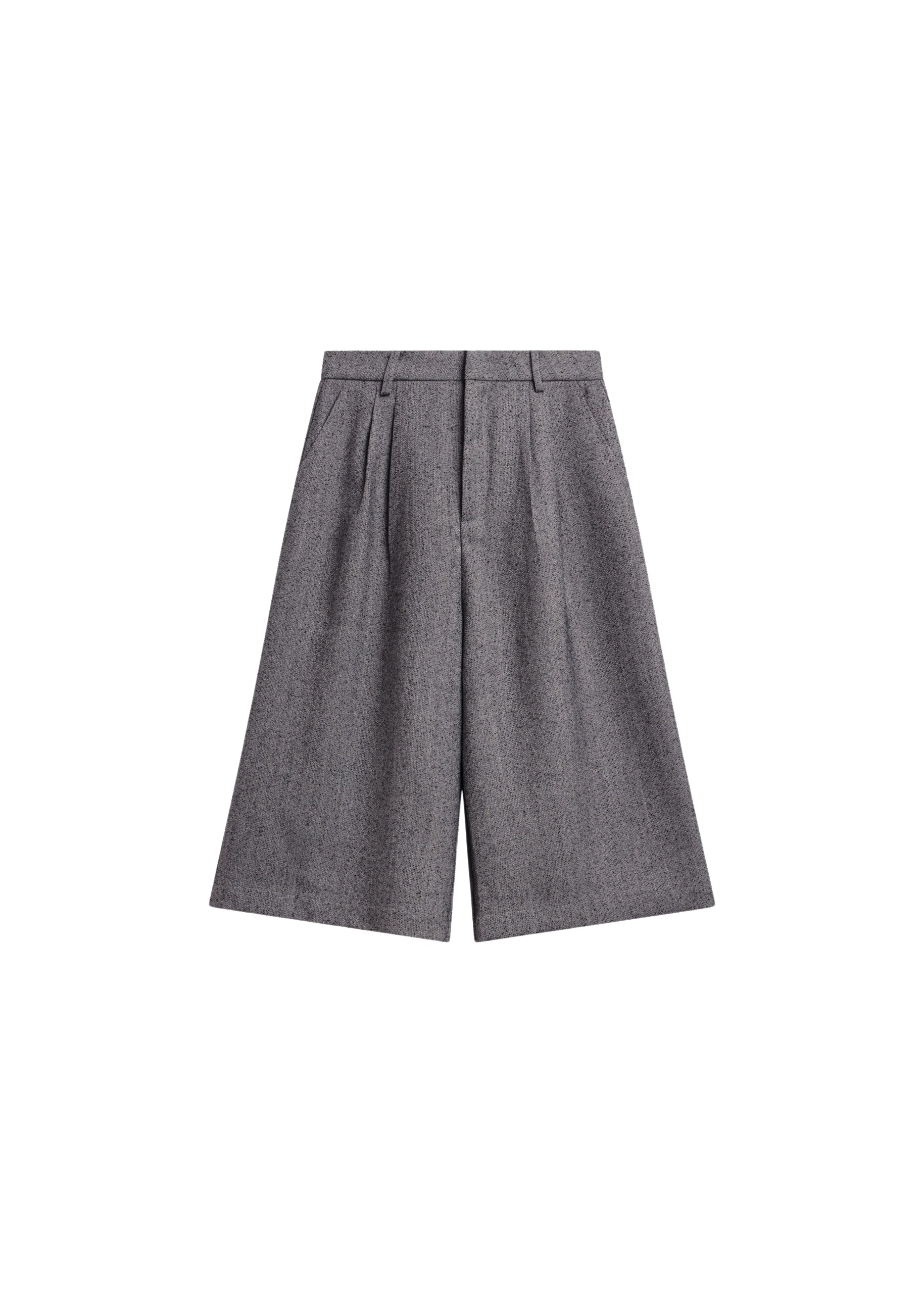 The-Frankie-Shop-Dunley-Bermuda-Shorts-Charcoal-Melange-coveti-10-scaled54283_nobg The Frankie Shop Dunley Bermuda Shorts - Charcoal Melange - Oversized Minimalist Shorts in Blue - Shop at Coveti