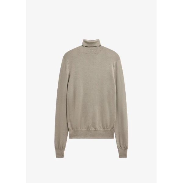 The Frankie Shop Eve Thin Turtleneck Sweater – Taupe, view 6