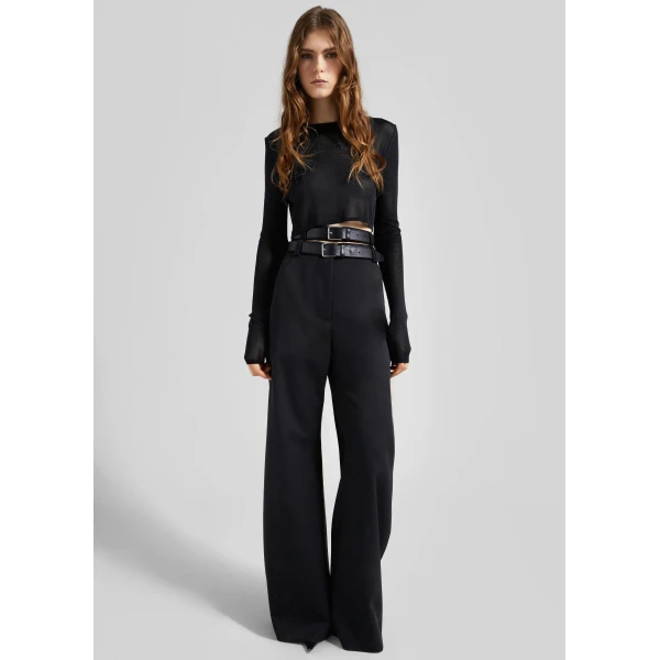 The Frankie Shop Gudu Trousers #03 – Black, view 2