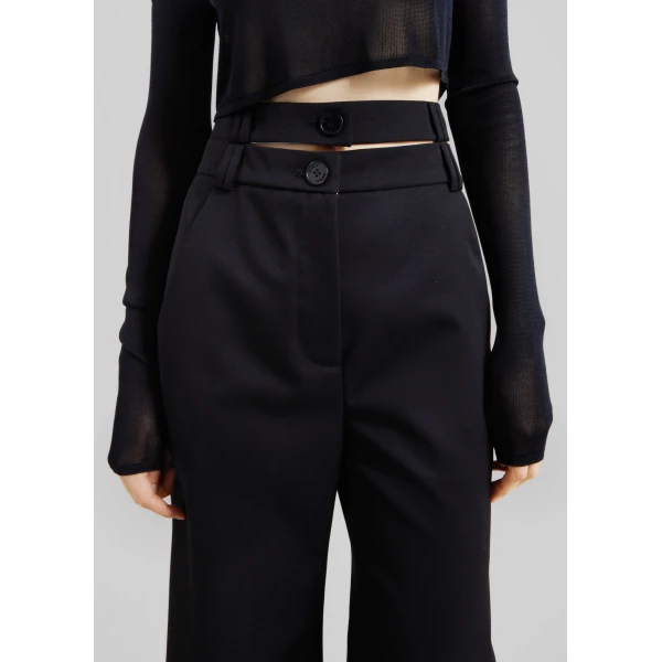 The Frankie Shop Gudu Trousers #03 – Black, view 4