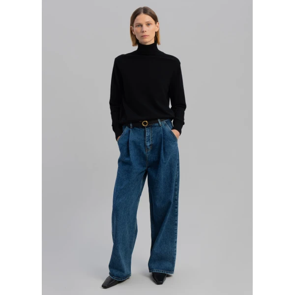 The Frankie Shop Isabella Denim Pants – Medium Wash, view 2