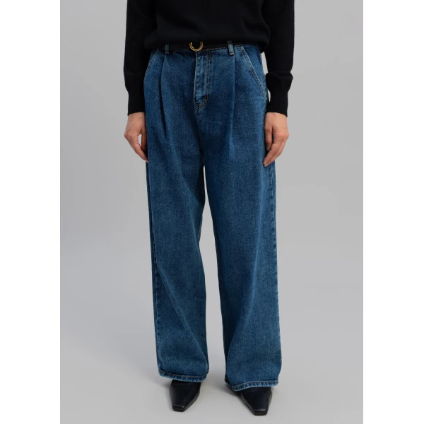 The Frankie Shop Isabella Denim Pants – Medium Wash, view 3