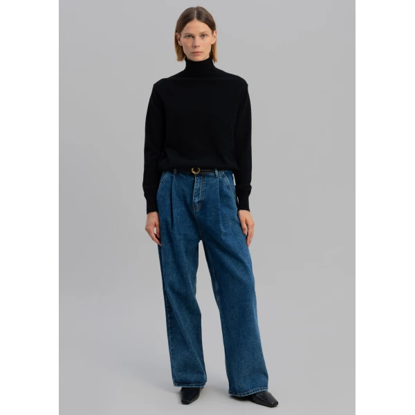 The Frankie Shop Isabella Denim Pants – Medium Wash, view 5