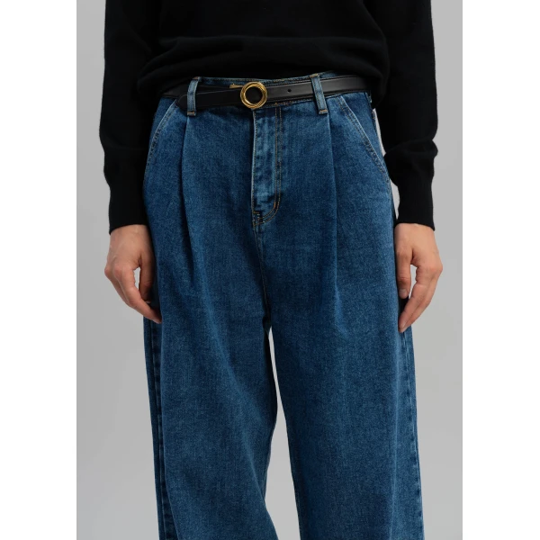 The Frankie Shop Isabella Denim Pants – Medium Wash, view 6
