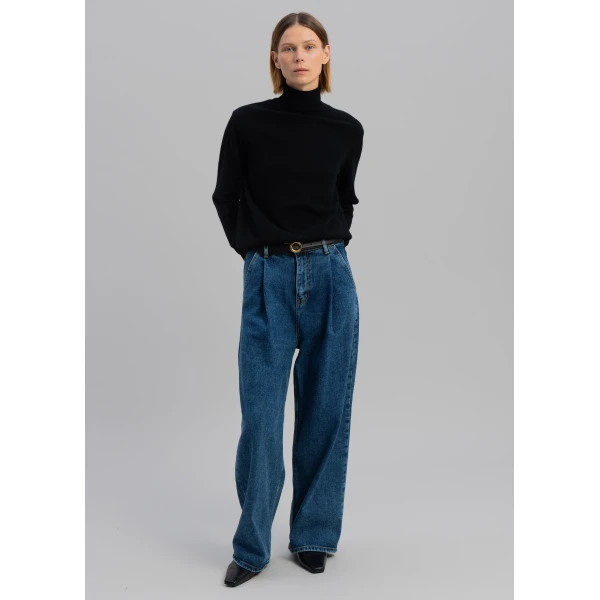 The Frankie Shop Isabella Denim Pants – Medium Wash, view 7