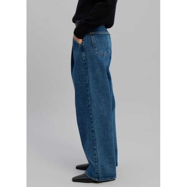The Frankie Shop Isabella Denim Pants – Medium Wash, view 8
