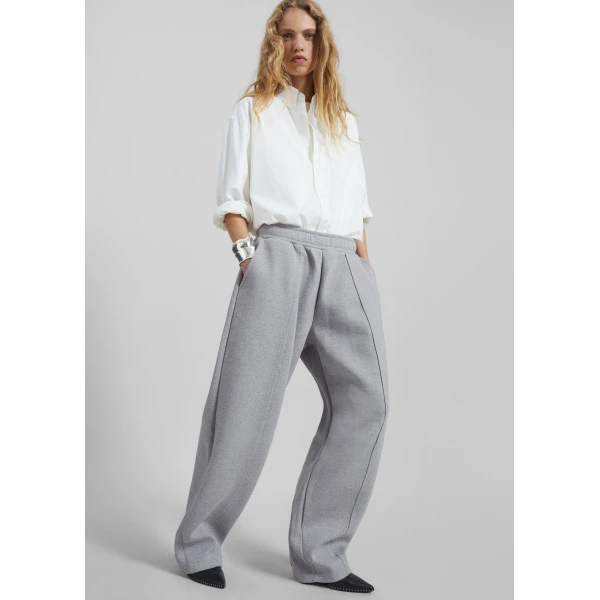 The Frankie Shop Keane Tapered Sweatpants – Grey, view 3