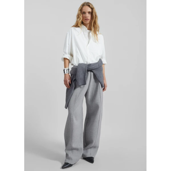 The Frankie Shop Keane Tapered Sweatpants – Grey, view 4