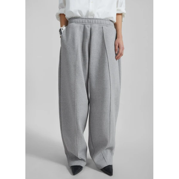 The Frankie Shop Keane Tapered Sweatpants – Grey, view 5