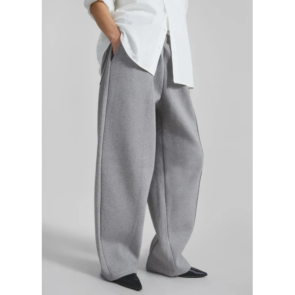 The Frankie Shop Keane Tapered Sweatpants – Grey, view 7
