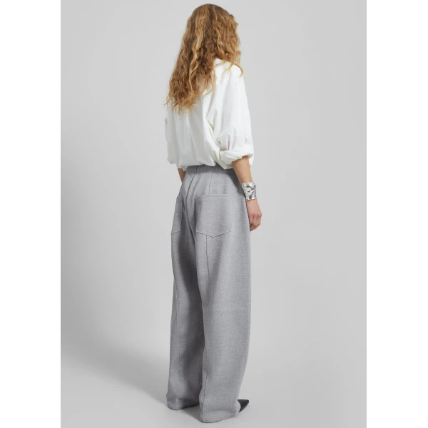 The Frankie Shop Keane Tapered Sweatpants – Grey, view 9