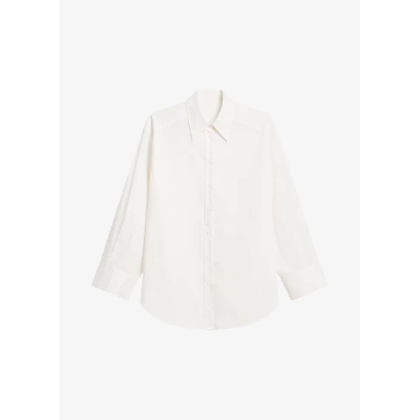 The Frankie Shop Kent Button Up Shirt – White