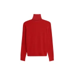 The Frankie Shop Koler Padded Knit Turtleneck - Red - Oversized Minimalist Knitwear in Red - Shop at Coveti