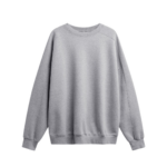 The Frankie Shop Lonay Balloon Sleeve Sweatshirt - Grey - Oversized Minimalist Tops in Grey - Shop at Coveti