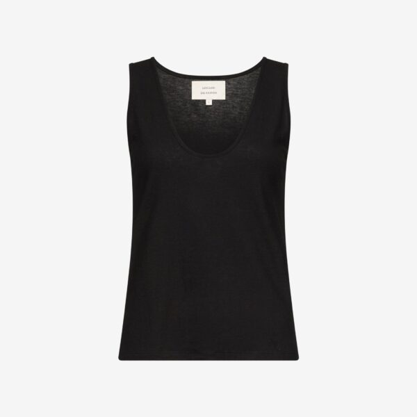 The Frankie Shop Loulou De Saison Albia Lds Tank Top - Black - Oversized Minimalist Tops in Black - Shop at Coveti