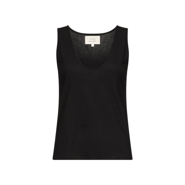 The Frankie Shop Loulou De Saison Albia Lds Tank Top - Black - Oversized Minimalist Tops in Black - Shop at Coveti