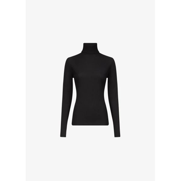 The Frankie Shop Loulou De Saison Gallinara Lds Second Skin Jersey Sweater – Black, view 7