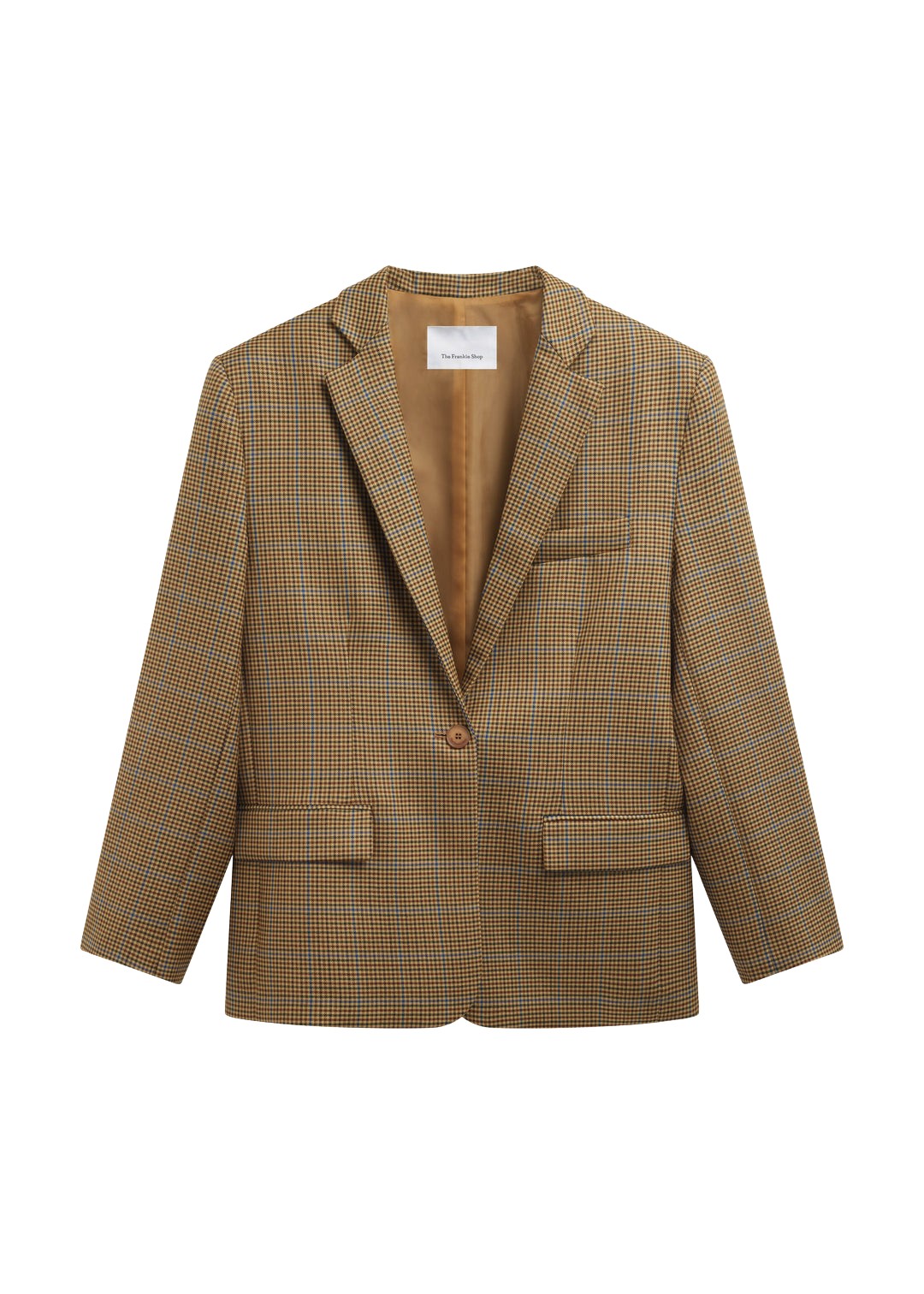 The-Frankie-Shop-Lyra-Oversized-Houndstooth-Blazer-Camel-coveti-1164214_nobg The Frankie Shop Lyra Oversized Houndstooth Blazer - Camel - Oversized Minimalist Jackets in Brown - Shop at Coveti