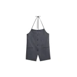 The Frankie Shop Melwin Halter Vest - Grey - Oversized Minimalist Jackets in Grey - Shop at Coveti