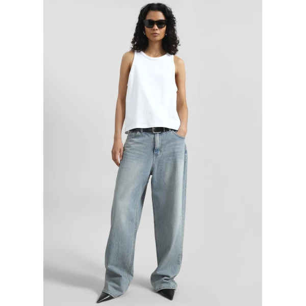 The Frankie Shop Morston Jeans – Light Wash, view 4