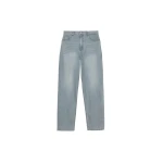 The Frankie Shop Morston Jeans - Light Wash - Oversized Minimalist Pants in Blue - Shop at Coveti