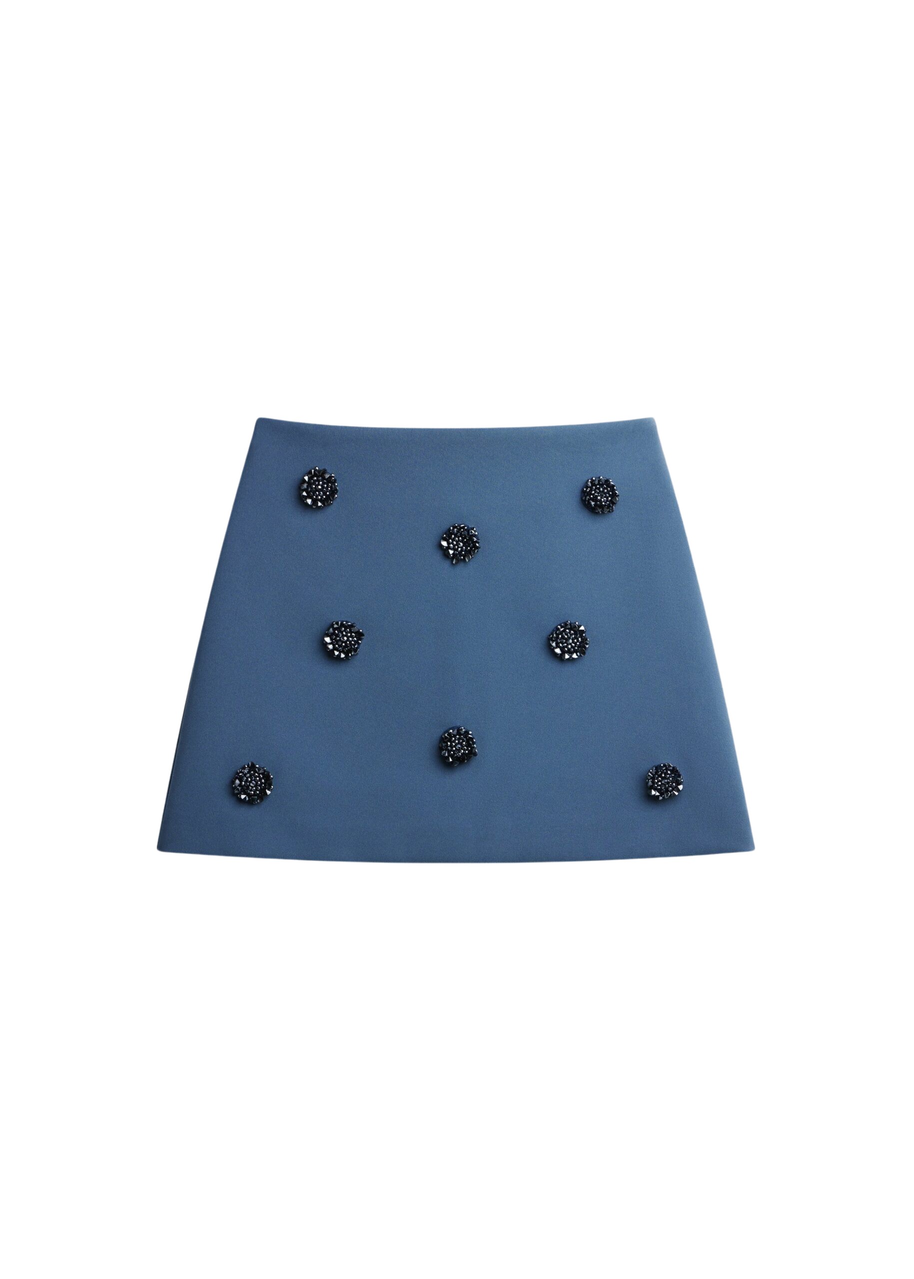 The Frankie Shop Nancy Embellished Mini Skirt – Blue