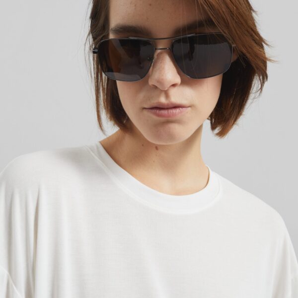 The Frankie Shop Oberon Soft Oversized T-Shirt - White - Oversized Minimalist Tops in White - Shop at Coveti